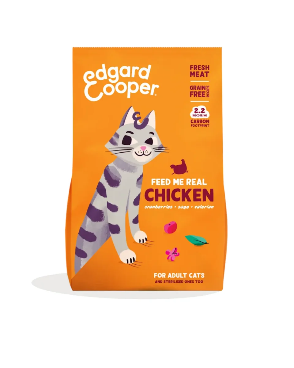 Edgard & Cooper - Cat Adult Grain Free - Pollo Fresco 2 kg - immagine 2