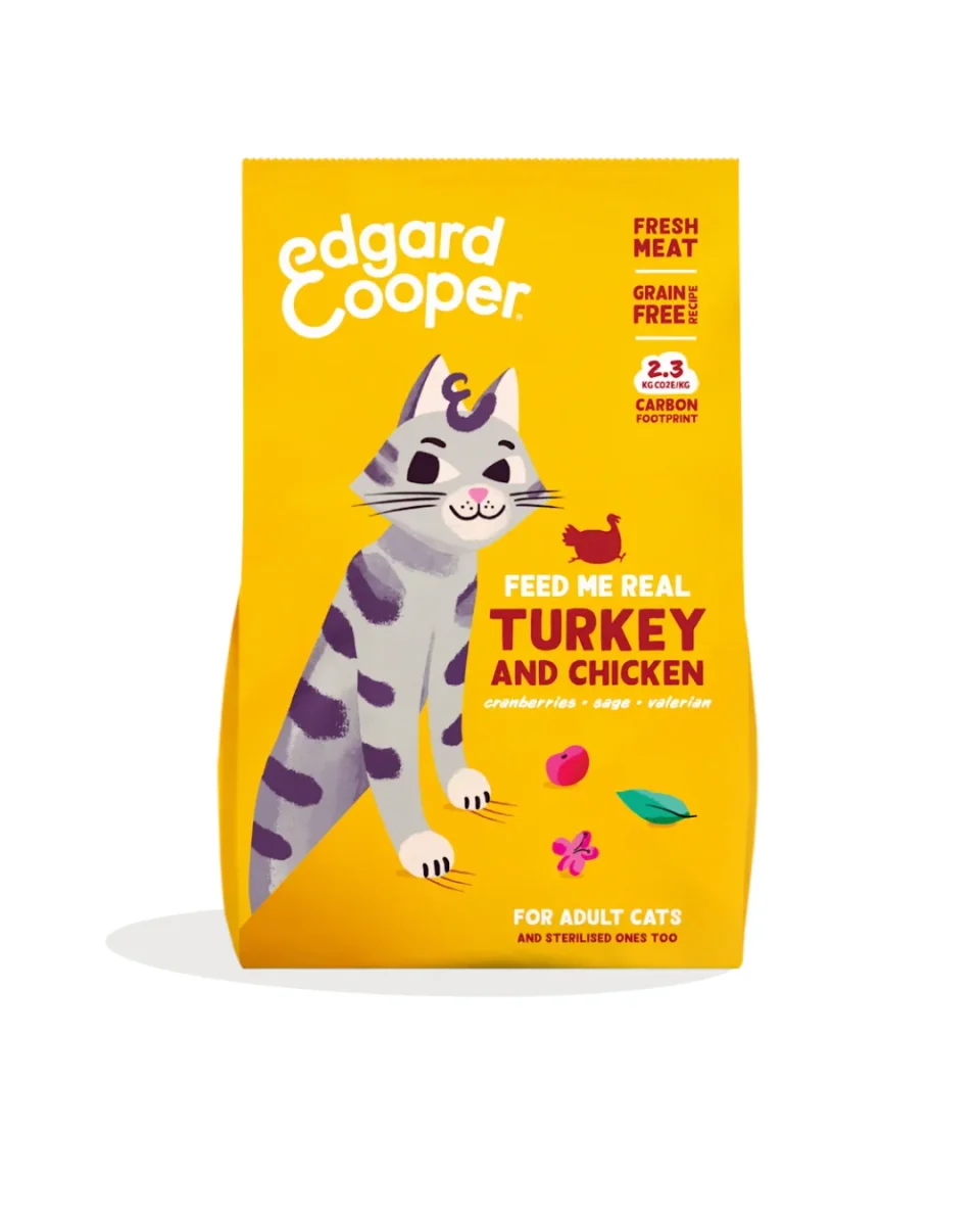 Edgard & Cooper - Cat Adult Grain Free Tacchino e Pollo 2 kg