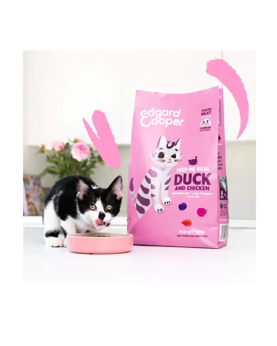 Edgard & Cooper - Cat Kitten Grain Free - Anatra e Pollo freschi 2 kg - immagine 4