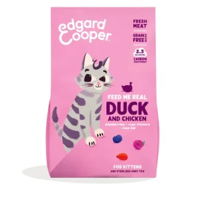Edgard & Cooper - Cat Kitten Grain Free - Anatra e Pollo freschi 2 kg