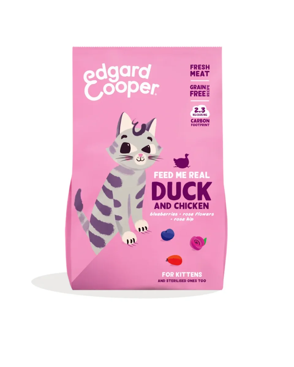 Edgard & Cooper - Cat Kitten Grain Free - Anatra e Pollo freschi 2 kg - immagine 2