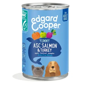 Edgard & Cooper - Dog Adult Grain Free Asc Salmone & Tacchino 400 g