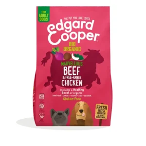 Edgard & Cooper - Dog Adult Grain Free Manzo & Pollo (biologici allevati all'aperto) 7 kg