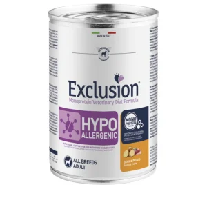 Exclusion - Hypoallergenic Monoproteico Anatra e Patate - 400g