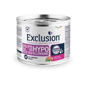 Exclusion - Hypoallergenic Monoproteico Maiale e Piselli - 200g