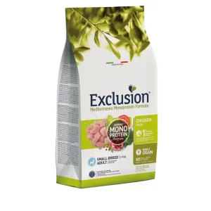 Exclusion - Mediterraneo Monoproteico Noble Grain Adult Small Breed - Pollo 2kg