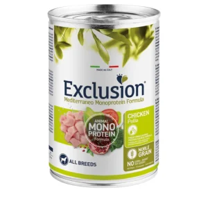 Exclusion - Mediterraneo Monoproteico Noble Grain Dog Adult All Breed - Pollo 400gr