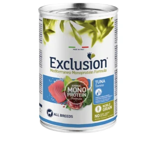 Exclusion - Mediterraneo Monoproteico Noble Grain Dog Adult All Breed - Tonno 400g