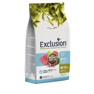 Exclusion - Mediterraneo Monoproteico Noble Grain - Puppy Small Breed - Tonno 2kg
