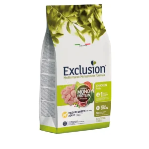Exclusion - Monoproteico Noble Grain Adult Medium Cane - Pollo 3kg