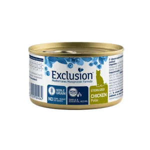 Exclusion - Monoproteico Noble Grain Gatto Sterilizzato - Pollo 85gr