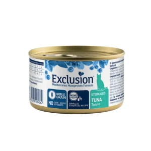 Exclusion - Monoproteico Noble Grain Gatto Sterilizzato - Tonno 85gr