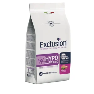 Exclusion - Veterinary Diet Hypoallergenic Adult Small Breed - Maiale e Piselli 2kg
