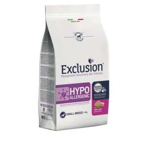Exclusion - Veterinary Diet Hypoallergenic Small Breed - Maiale e Piselli 7kg