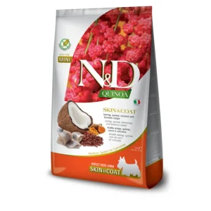 Farmina - N&D - Quinoa Skin&Coat - Adult Mini Aringa 800gr