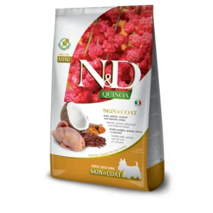 Farmina - N&D - Quinoa Skin&Coat - Dog Adult Minii - Quaglia 2,5kg