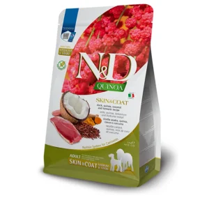Farmina - N&D - Skin&Coat Adult Medium/Max- Anatra , Quinoa , Cocco e Curcuma 2,5 kg