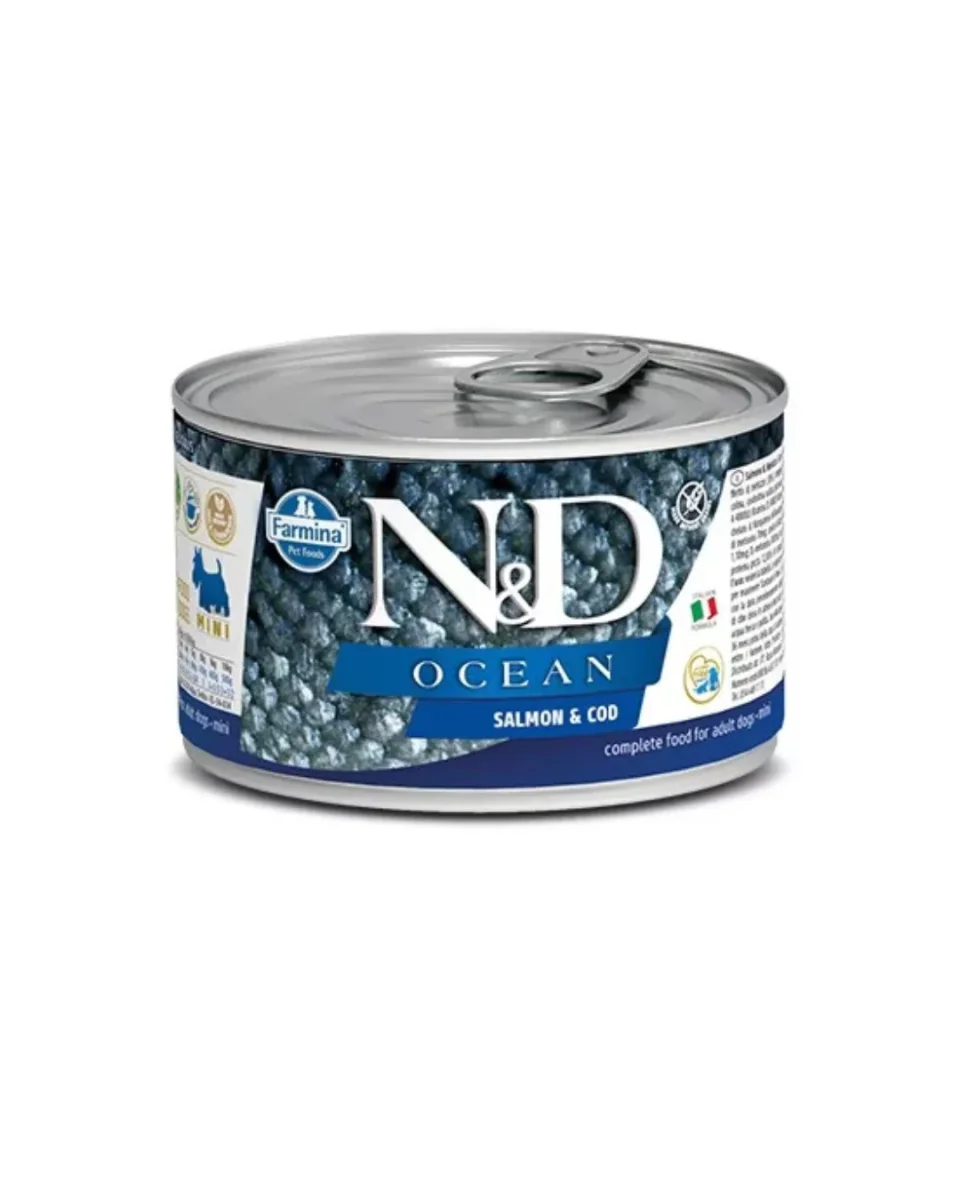 Farmina - N&D - Wet Cane Ocean - Salmone e Merluzzo 140 gr - immagine 2