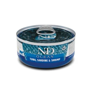 Farmina - N&D - Wet Cat Ocean - Tonno, Sardina e Gamberetto 70gr
