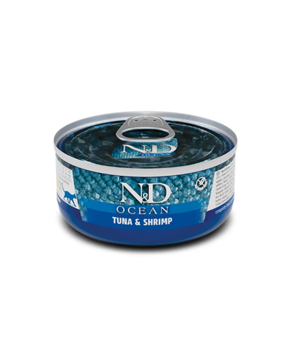 Farmina - N&D - Wet Cat Ocean - Tonno e Gamberetto 70gr
