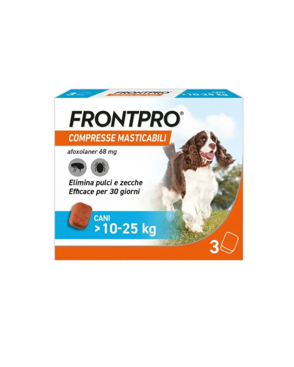 Frontpro - Compresse Masticabili per Cani da 10 a 25 kg