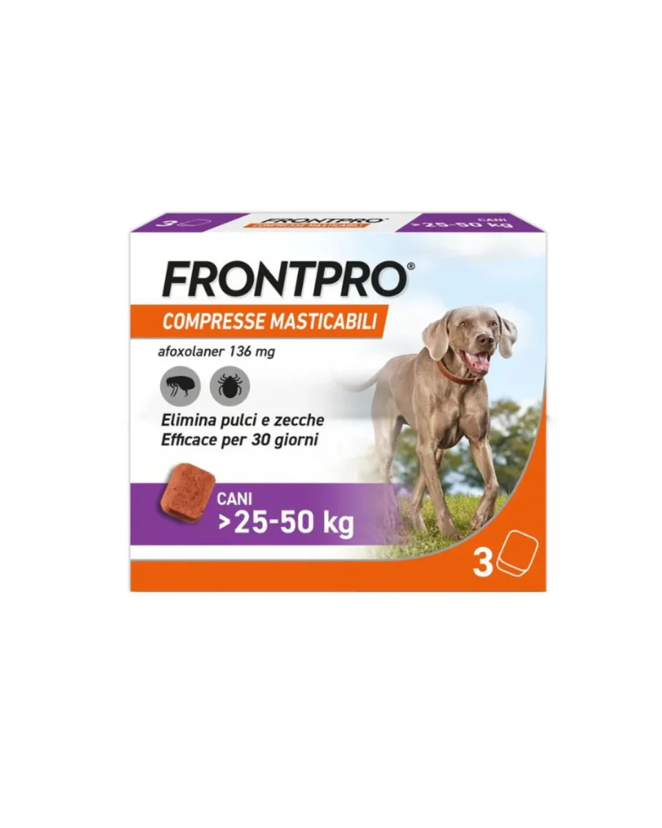 Frontpro - Compresse Masticabili per Cani da 25 a 50 kg