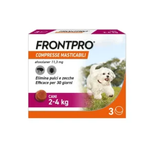 Frontpro - Compresse Masticabili per Cani da 2 a 4 kg