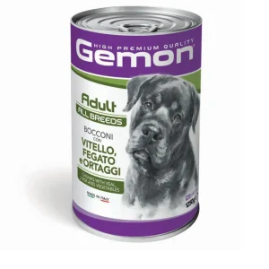 Gemon - Bocconi Dog Adult All Breeds - Vitello Fegato e Ortaggi 1250gr