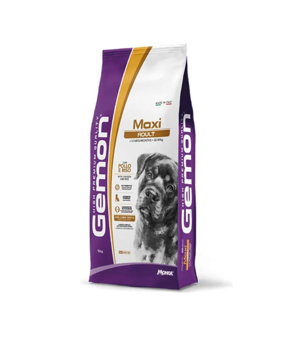 Gemon - Maxi Adult Pollo e Riso - 15 kg - immagine 2