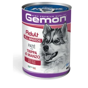 Gemon - Patè Dog Adult All Breeds - Trippa e Manzo 400 gr