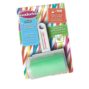 Inodorina - Roller Spazzola Riutilizzabile in Silicone Lavabile