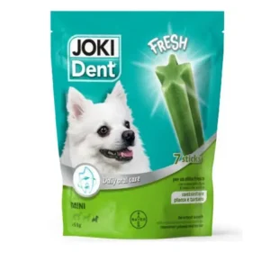 Joki Dent Fresh - Dental Stick Alla Menta  - Per Taglia Mini - Busta 7 Sticks