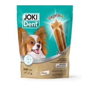 Joki Dent Vegetal - Dental Stick Vegetali - Per Taglia Mini - Busta 7 Sticks