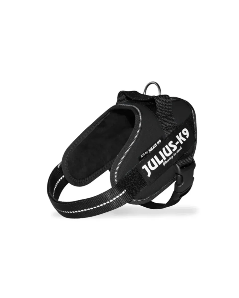 Julius K9 - Powerharness Pettorina Nero Taglia 1 - 63/85 cm - Peso 23/30 kg