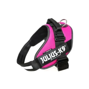 Julius K9 - IDC Powerharness Pettorina Rosa Scuro Taglia 1 - 63-85 cm - Peso 23/30 kg