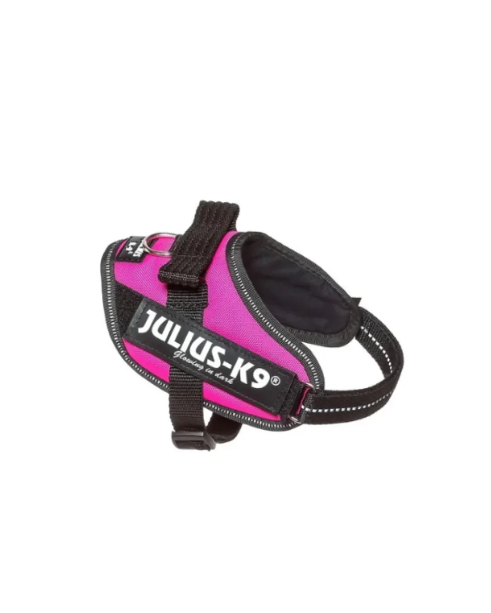 Julius K9 - IDC Powerharness Pettorina Rosa Scuro- Taglia 0 58-76 cm- Peso 14/25 kg - immagine 3