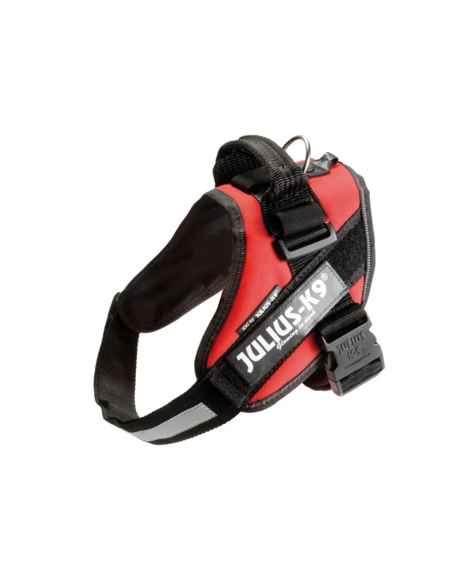 Julius K9 - IDC Powerharness Pettorina Rosso - Taglia Mini 49-67 cm - Peso 7/15 kg