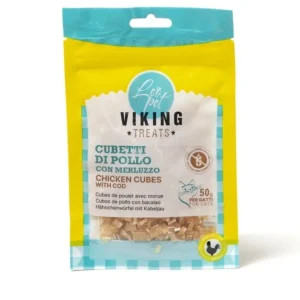 Leopet - Viking Cubetti di Pollo con Merluzzo 50 gr