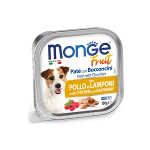 Monge - Fruit Cane - Pollo e Lampone 100g