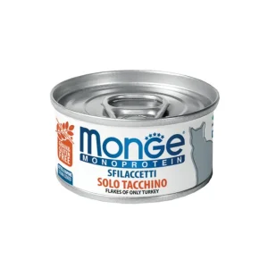 Monge Sfilaccetti Gatto Monoproteici Tacchino 80 gr