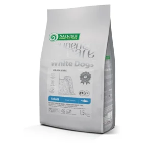 Nature's Protection - Superior Care White Dog Grain Free - Adult Small Breed - Aringa 1,5 kg