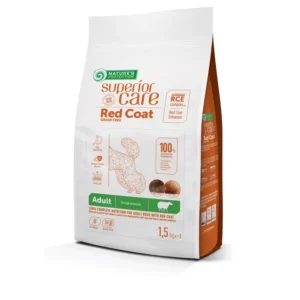 Nature's Protection - Superior Care Red Coat Dog Grain Free - Adult Small Breed - Agnello 1,5 kg