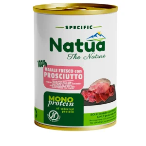 Natua - Dog Monoproteico - Maiale con Prosciutto Fresco 400gr