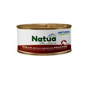 Natua cat - Natural in Broth - Pollo con Fegatini - 85 gr