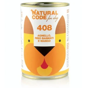 Natural Code - Per Cani 408 Agnello, Riso Basmati e Mango 400 gr