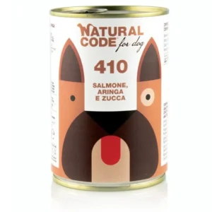 Natural Code - Per Cani 410 Salmone, Aringa e Zucca 400 gr