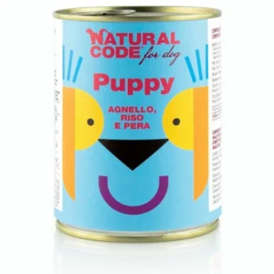 Natural Code - Puppy Agnello, Riso e Pera 400 gr