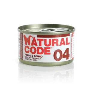 Natural Code 04 - Straccetti Per Gatti - Pollo e Tonno 85gr