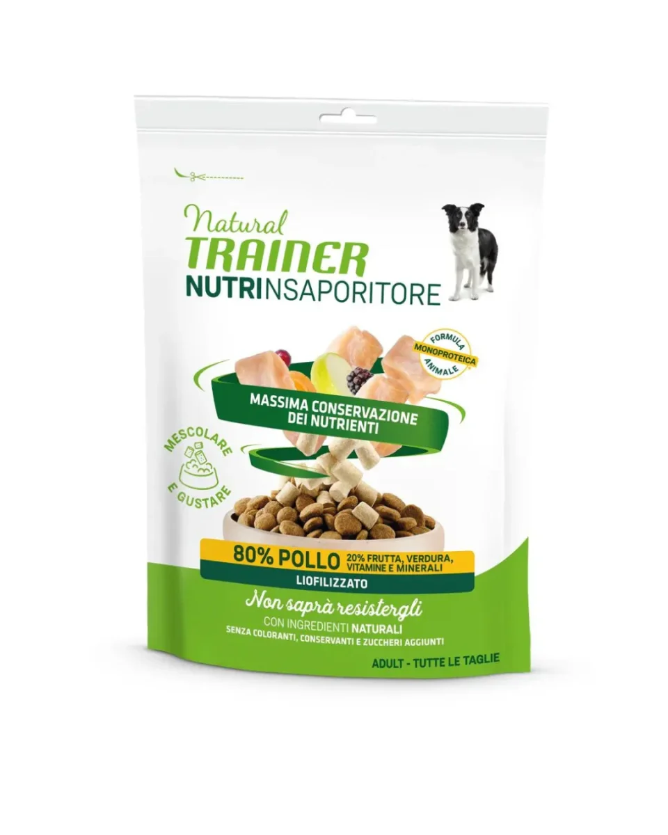 Natural Trainer - Adult All Breed Nutrinsaporitore - Pollo 120gr - immagine 2