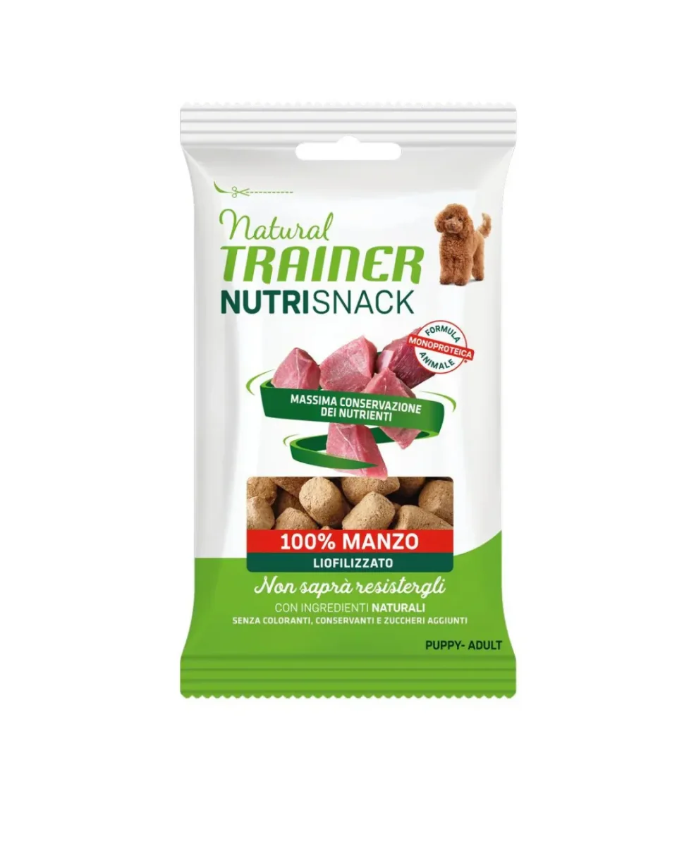 Natural Trainer - Adult All Breed Nutrisnack - Manzo 20gr - immagine 2